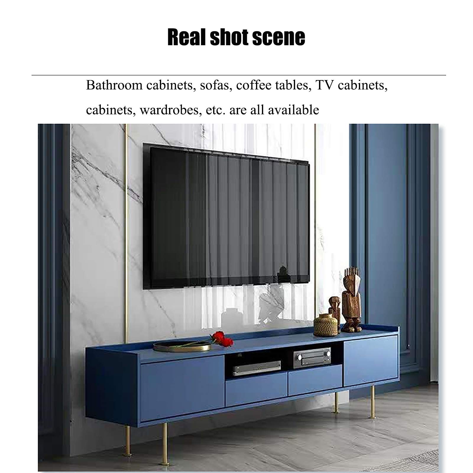 RXBFD 4 Patas de Repuesto de Metal para Muebles, pies de Acero Inoxidable de Altura Ajustable, para Mesa de Centro, Mueble de TV, sofá, Silla, Mueble de baño, Piezas de Hardware para Bricolaje