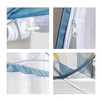 かや、京都西川、二段ベッド用(蚊帳)、少々色焼け(日焼け)、シングル、防虫対策 Amazon.co.jp: 二段ベッド 蚊帳（かや）ワンタッチ 寝室 洗える