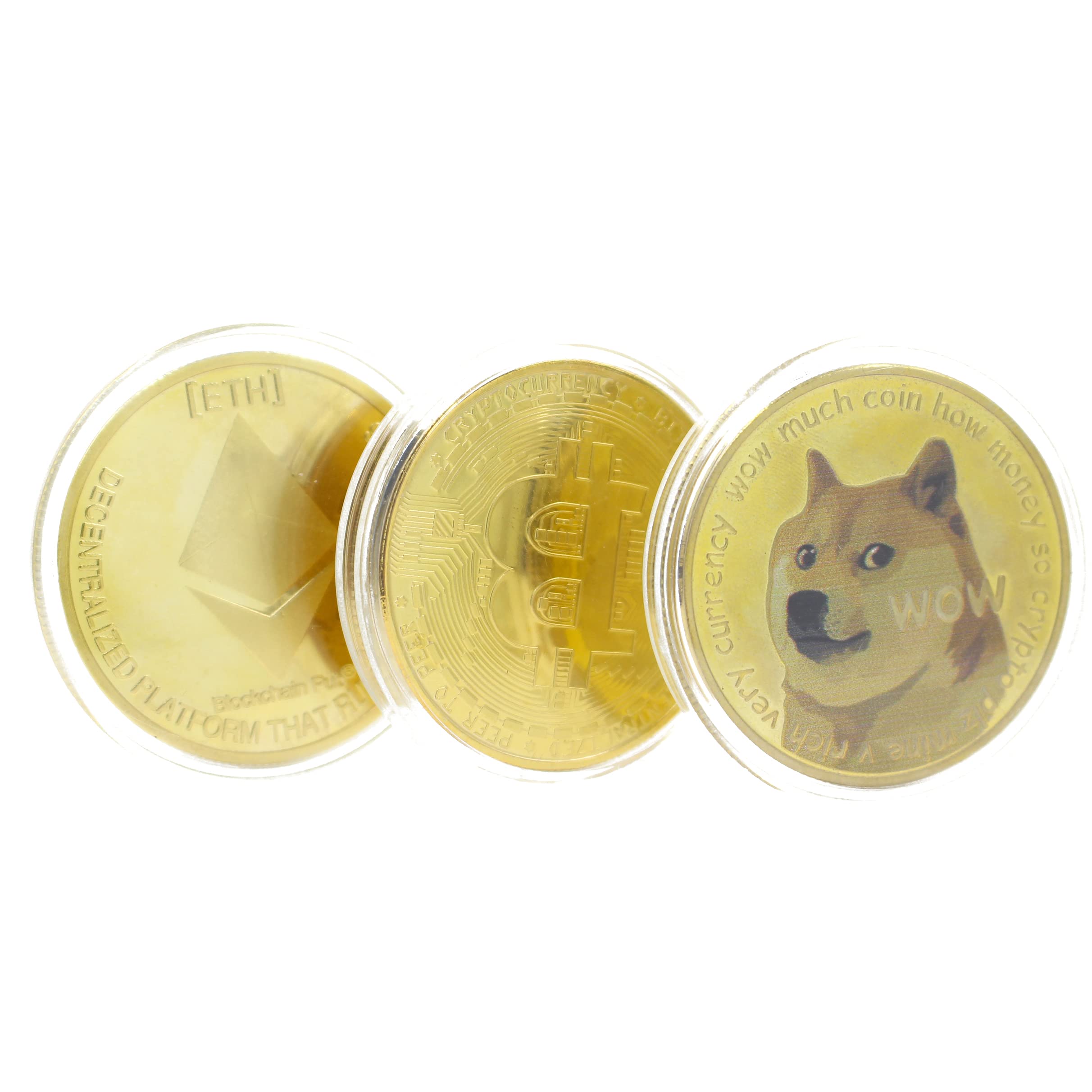 Dogecoin Collectors Coin Gold Plated Doge Coin