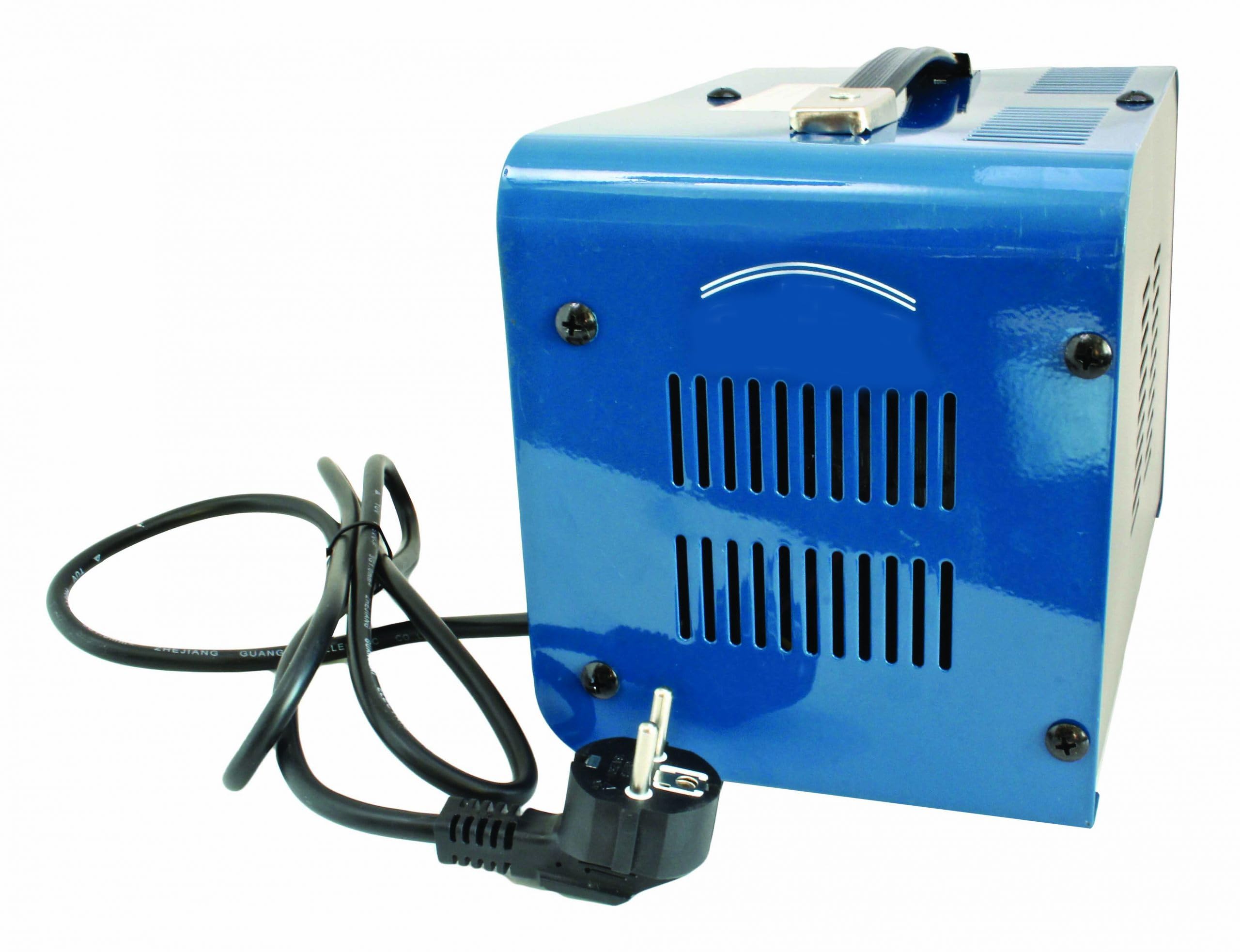 Cargador de Baterías Arrancador Profesional 6V y 12V – Cargador de Batería Coche con Función Arranque 75A – Booster Arrancador para Coches Motos Furgonetas y Taller – Protección Polaridad Inversa