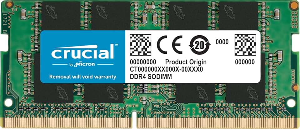 Memória para Notebook 16GB DDR4 3200MHZ Crucial - CT16G4SFRA32A