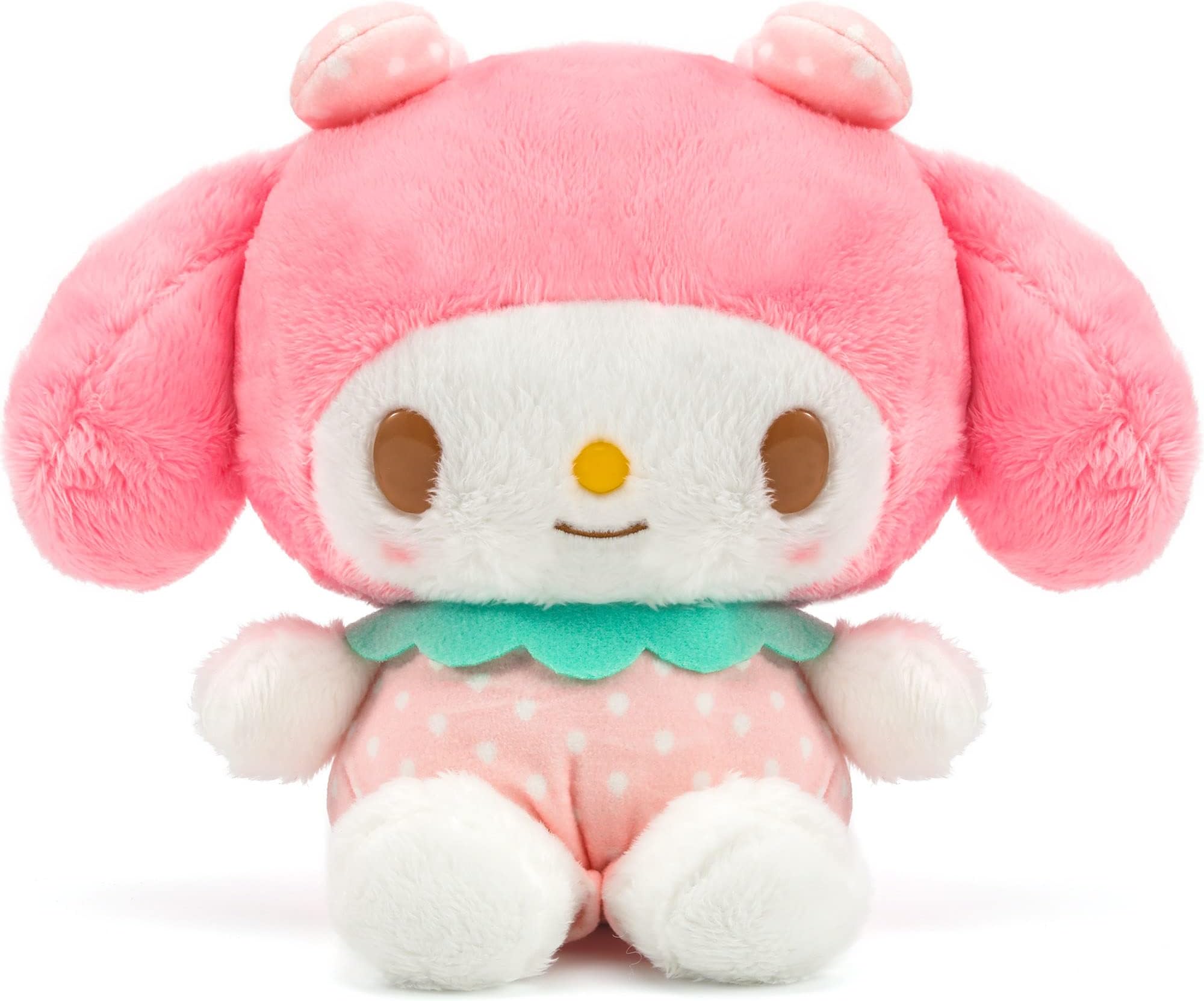 8 Inch Cute Pink Plush Toys, Cartoon Strawberry Stuffed Animal Pillow Doll Perfect Birthday Party Favor Gifts for Kids Girls Anime Fans