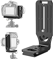 Vista 1 de (Real Single One) Cámara DSLR Soporte L Placa de liberación rápida Vertical Horizontal Trípode de conmutación Compatible con Canon Nikon Sony DJI