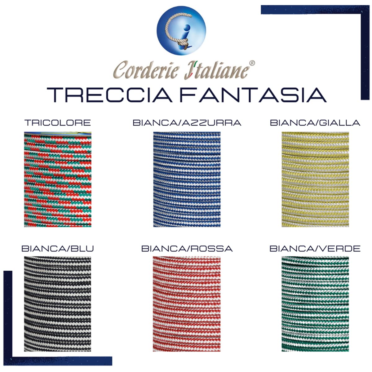 Corderie Italiane 6008637 - 00 Braid Fantasia, 04 mm-30 MT, tribandiera Italian, Colour: Italian Flag Tricolour - Image 3
