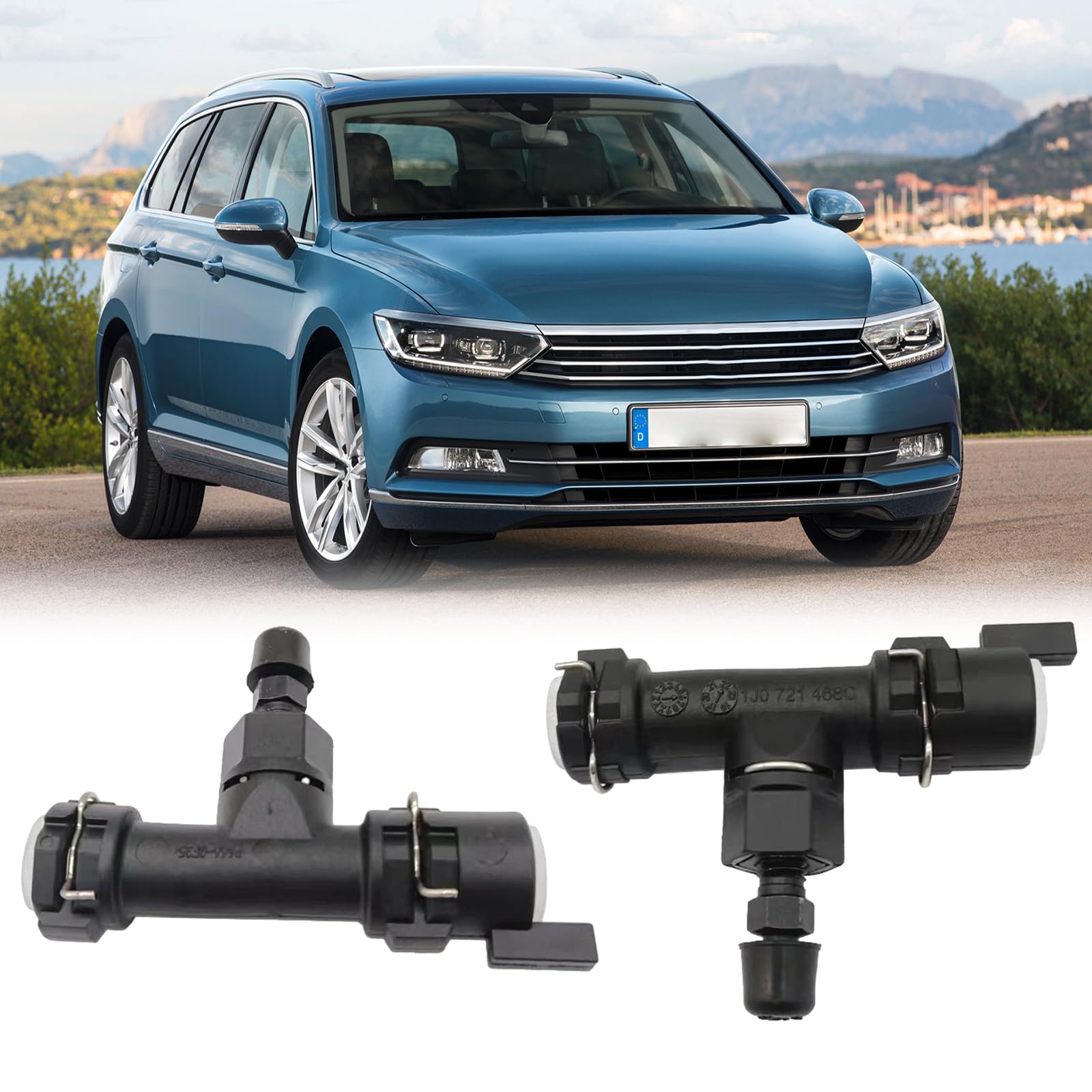 Durevole Auto Frizione Sub Pompa Valvole Sfiato A Tre Tubo Compatibile per 1J0721468B 1J0721468C 1J0721468E Accessori Auto