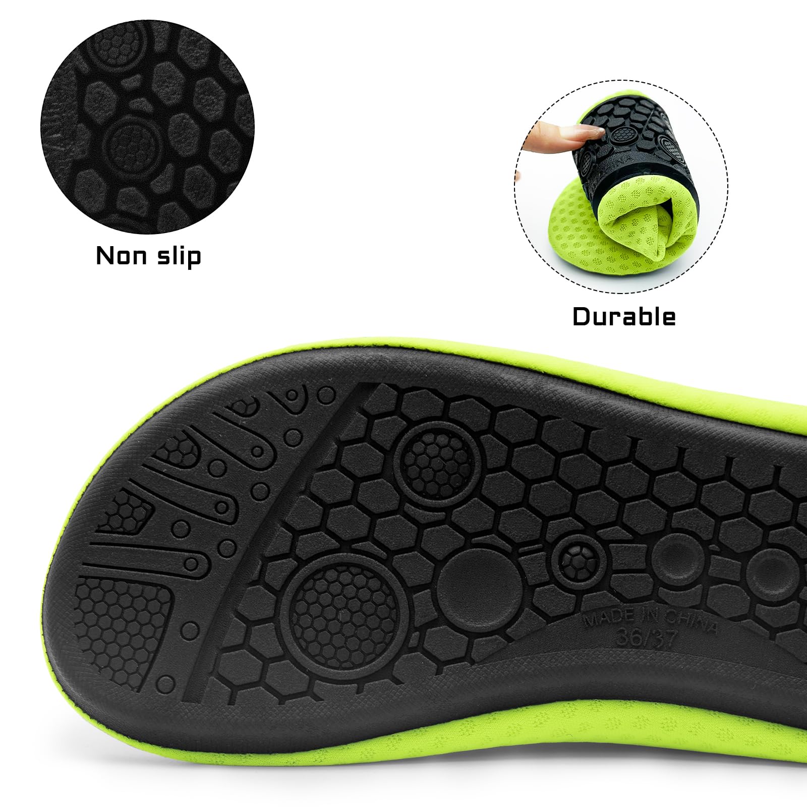 Zapatillas de natación transpirables para playa, surf y yoga hombres y mujeres