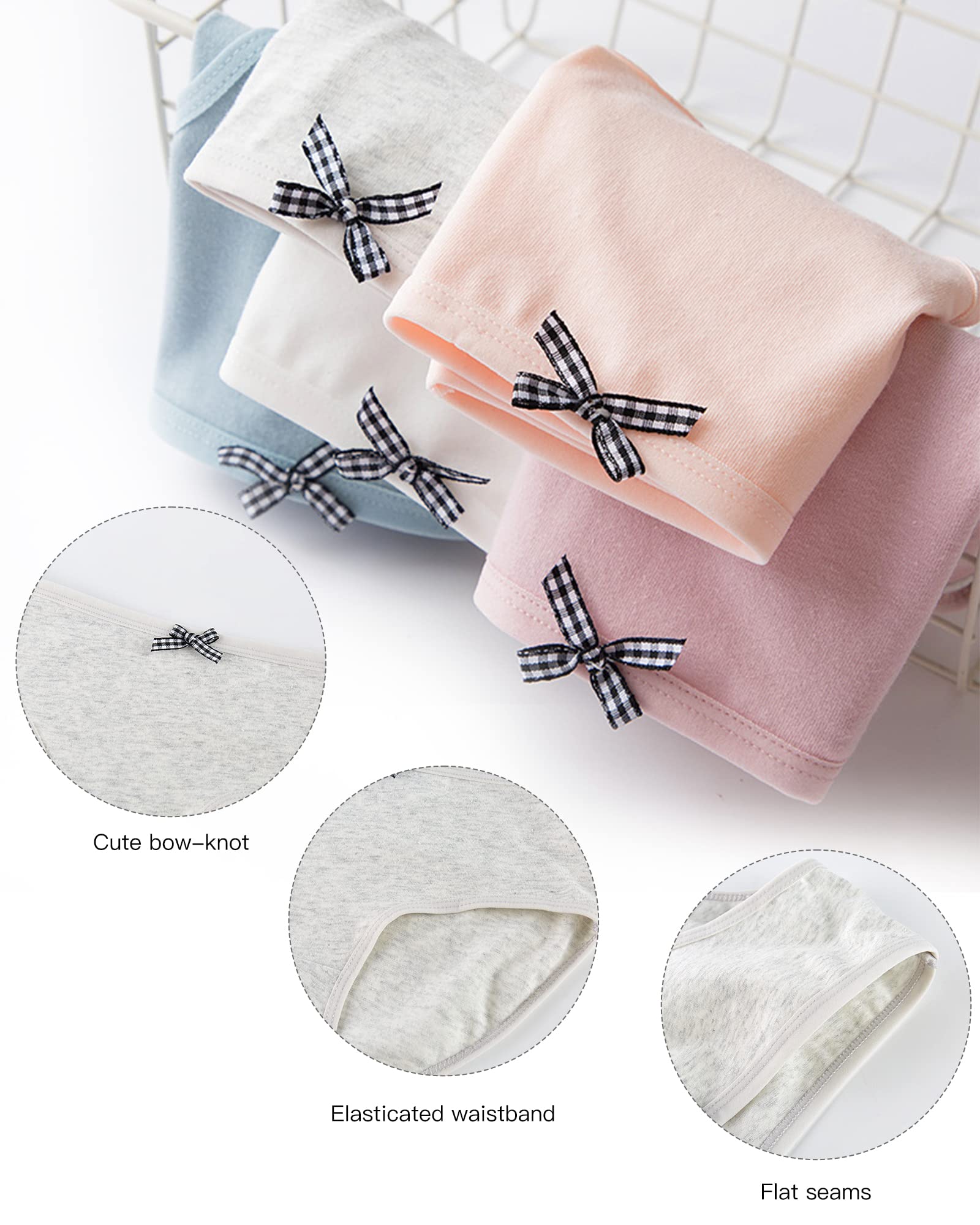 Adorel Slip Intimo Cotone Mutande Ragazza Pacco da 10