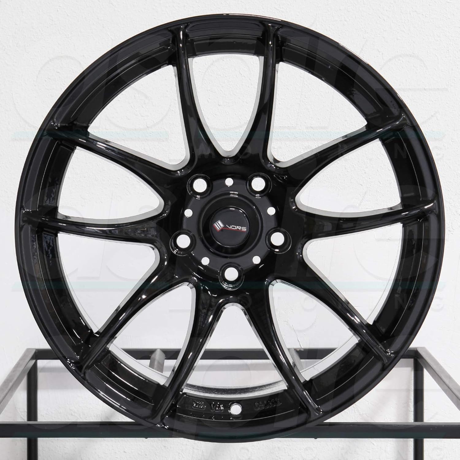 18x9.5 Vors TR4 5x100 35 Black Wheel Rim 73.1