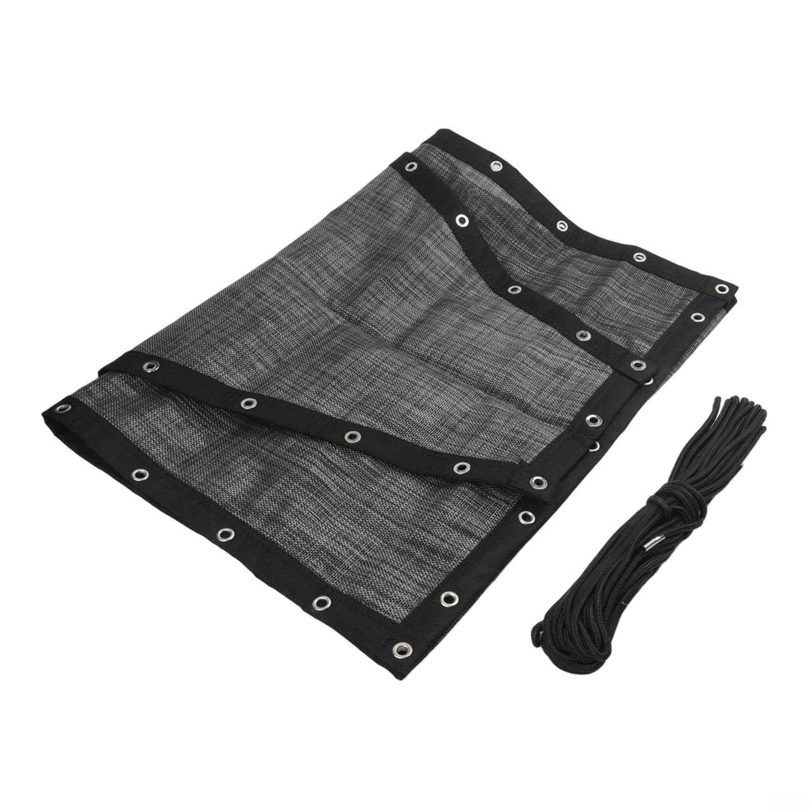 Tissu de rechange pour balancelle suspendue en textilène : base en tissu, avec corde et sac latéral, pour terrasse, jardin, relaxation, installation facile (gris noirâtre B)