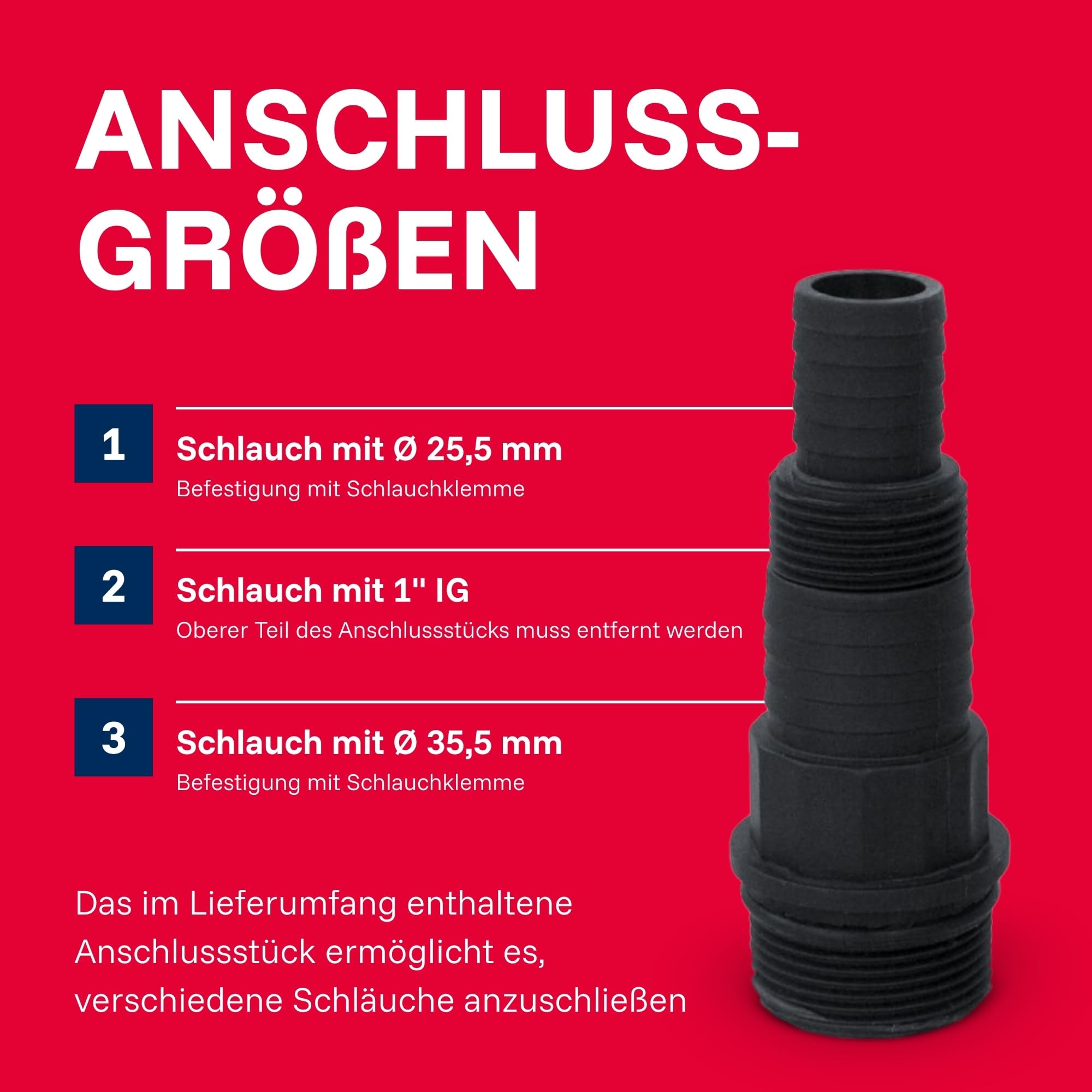 T.I.P. Drainagetauchpumpe - Poolentwässerungspumpe Edelstahl (6.000l/h Fördermenge, 1mm flachabsaugend, 6m Förderhöhe, Verhindert Ansaugen der Poolbodenfolie, Rückschlagventil) FlatOne6000 IX, 30440