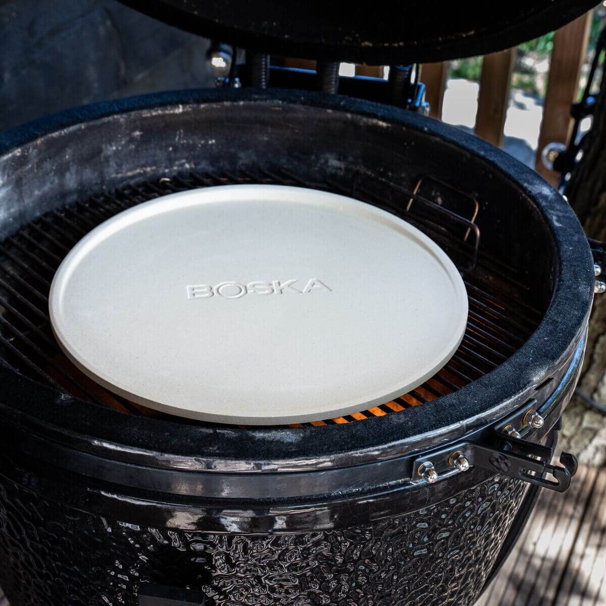 Pietra Refrattaria Tonda 35cm per Pizza e Pane, Adatta a Forno e Barbecue