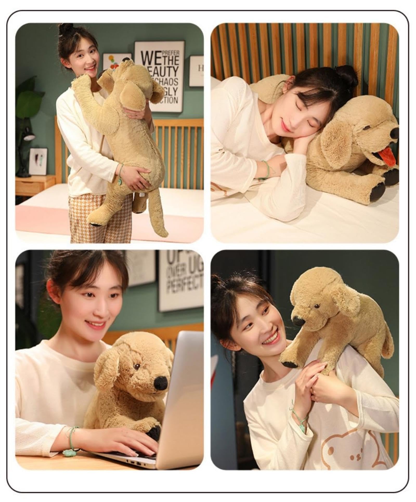 Amazon.co.jp: 犬 ぬいぐるみ 犬 イヌ 動物 ぬいぐるみ 大きい(約70