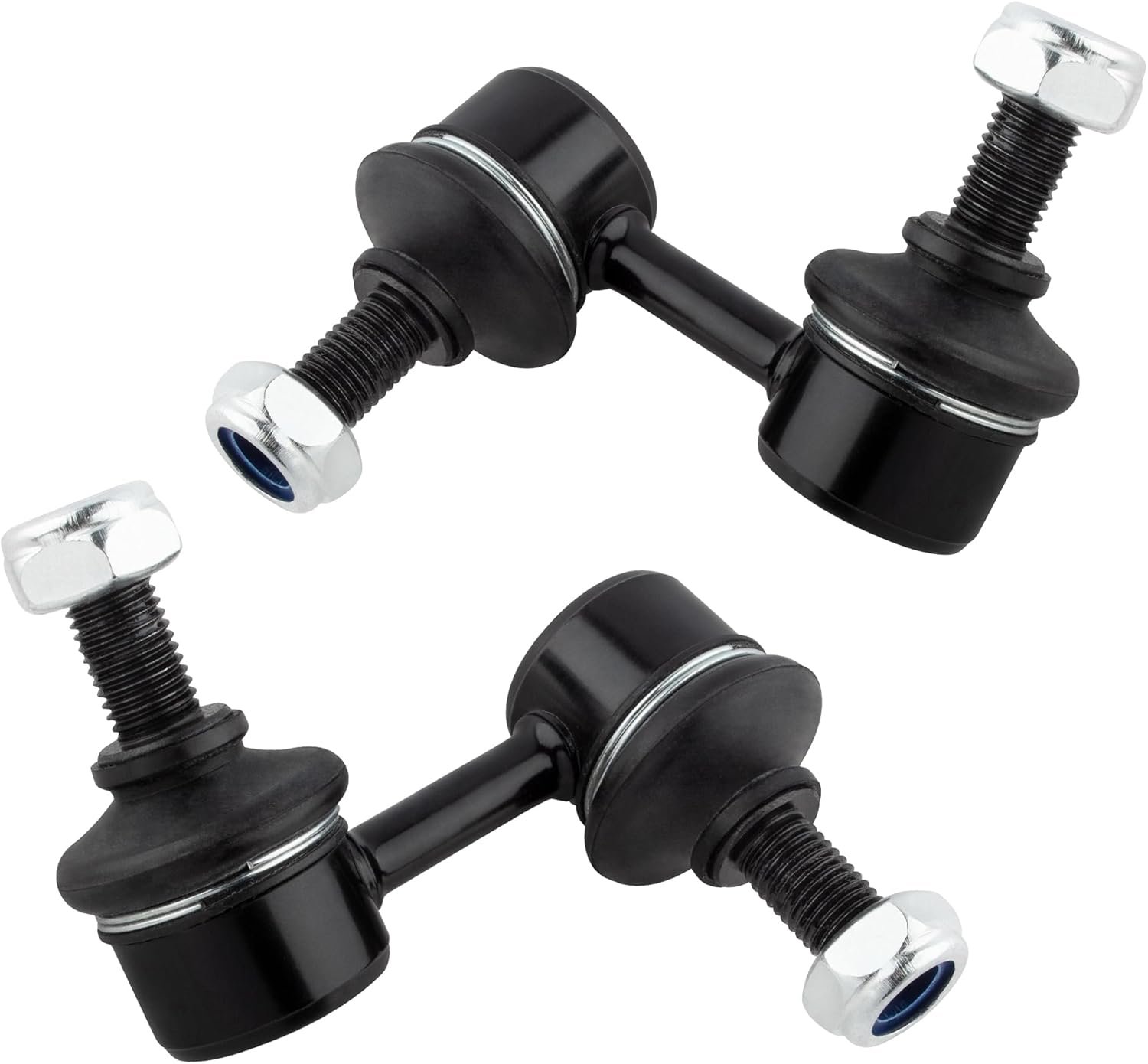 BOXI 6pcs Front Sway Bars Lower Ball Joints Outer Tie Rods Fit for Acura EL 2001 2002 2003 2004 2005 for Honda Civic 2001 2002 2003 2004 2005 (Not for Si Models) | Replace K90332 K90454 K90455 ES3581