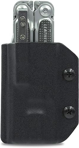Clip & Carry Kydex - Funda multiherramienta para cuero P4, fabricada en Estados Unidos (multiherramienta no incluida) EDC Multi Tool Holder Funda