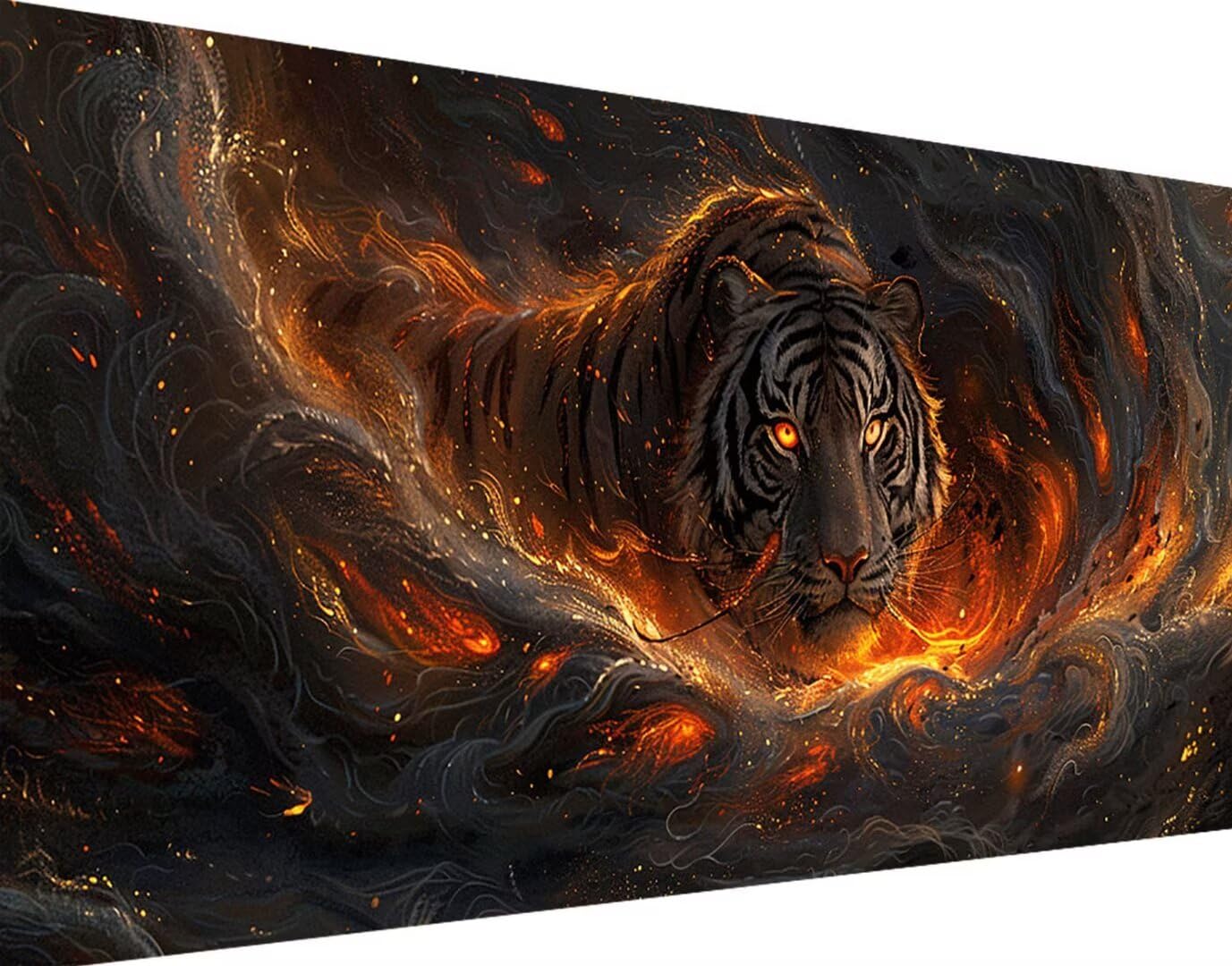 5D Diamond Painting Animal Diamond Art Kits Adults, DIY Diamond Art Tiger Diamond Painting Kit, Round Full Drill Gem Crystal Art Embroidery Paintings Mosaic Kits for Adults, Room Decor 30x60cm 5-2