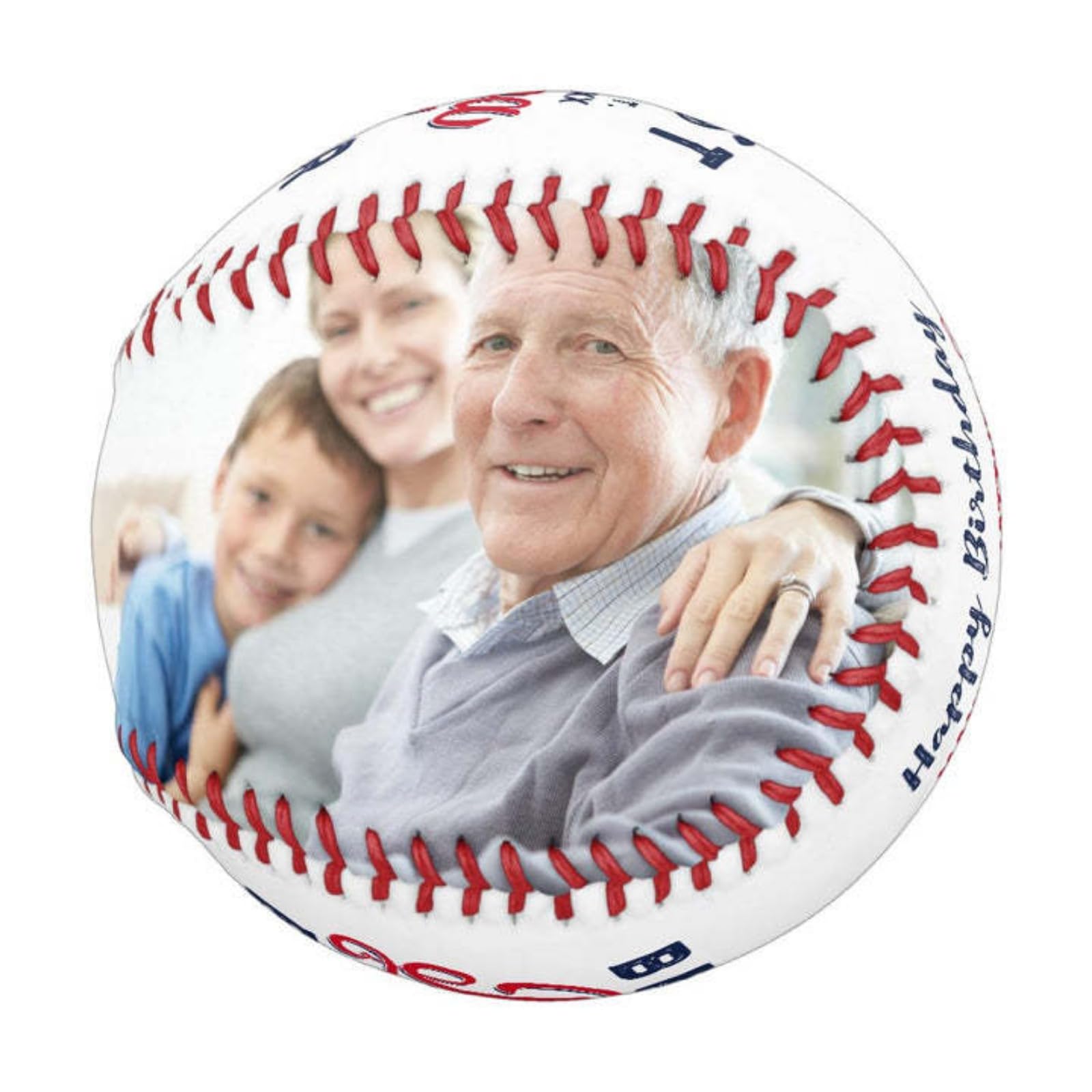 Pallina da baseball personalizzata personalizzata con foto,Regali di baseball,Foto personalizzata Baseball,per la festa del papà Anniversario Natale Memorial