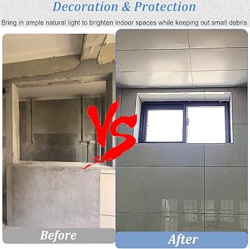Aluminum Sliding Window with Clear Glass, Storm Windows for Loft/Basement/Shed, Flush Mounted Replacement Window for Old House(White,60x55cm/23.6x21.7in)