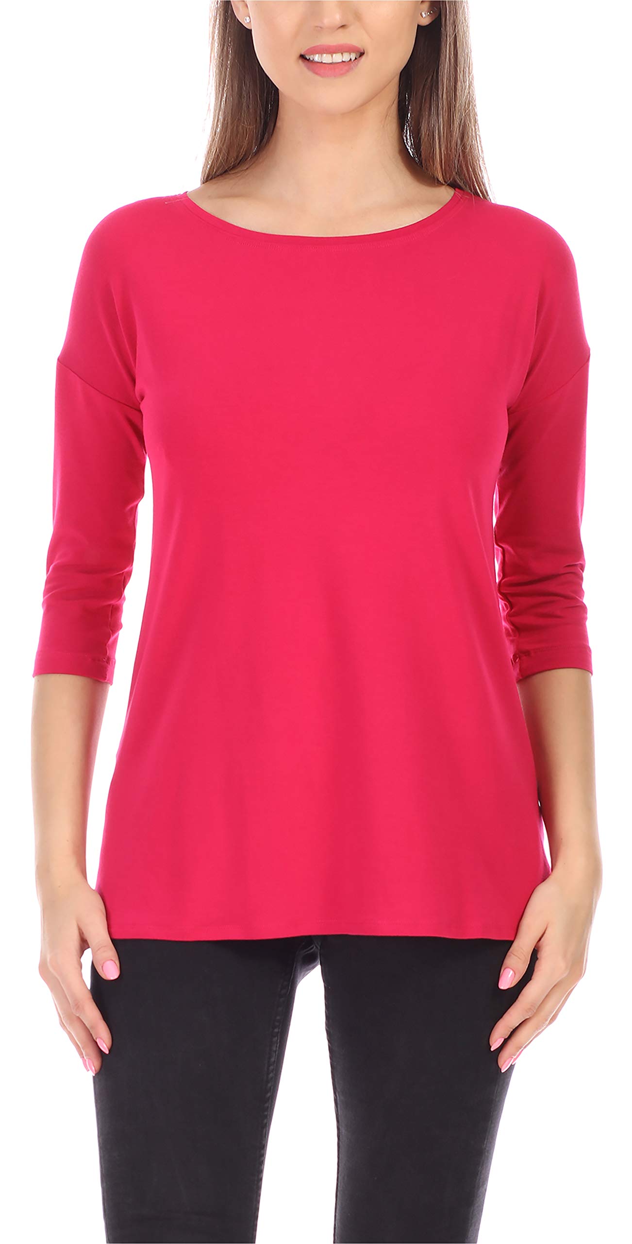 Merry Style Langes Oberteil Shirt mit Spitze MS10-318