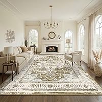 Vista 77 de Alfombra de área lavable de 5 x 7 pies para sala de estar, alfombra grande abstracta para comedor, dormitorio, alfombra antideslizante de 5 x 7