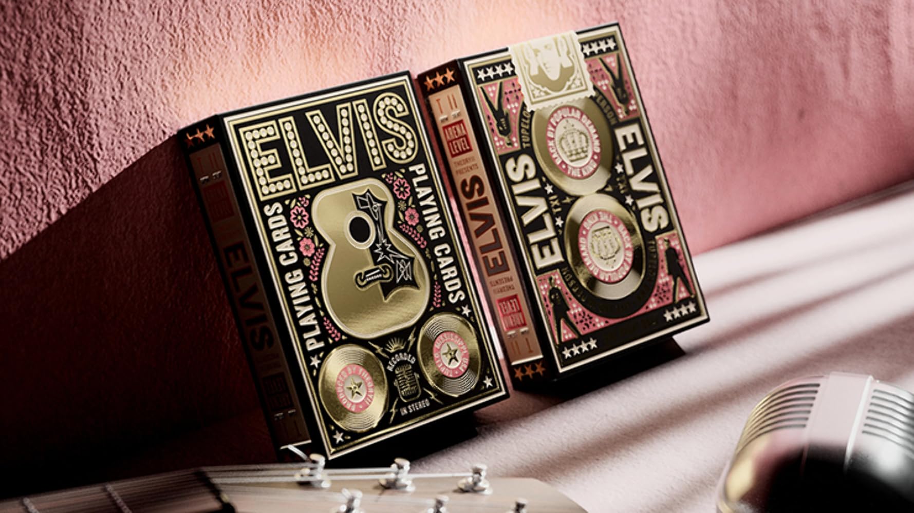 Murphy's Magic Supplies, Inc. Elvis Playing Cards by theory11, Pink