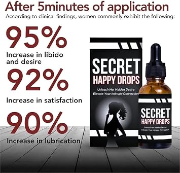 Secret Happy Drops,PleasurePeak Oral Drops,Happy Hormones Drops for Women,Secret Happy Drops for Adults,Enhancing Sensitivity and Pleasure,Boost Energy Levels,Promoting Relaxation (1Pcs)