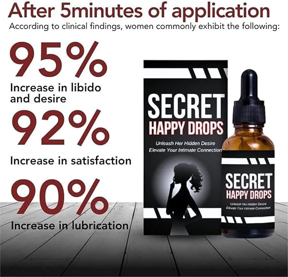 Secret Happy Drops,PleasurePeak Oral Drops,Happy Hormones Drops for Women,Secret Happy Drops for Adults,Enhancing Sensitivity and Pleasure,Boost Energy Levels,Promoting Relaxation (1Pcs)