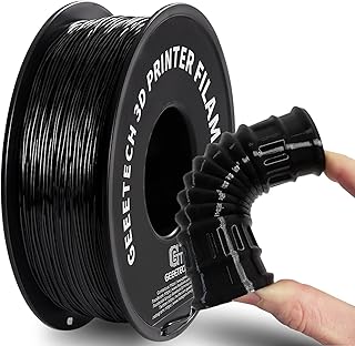 Geeetech 95A TPU Filament 1.75mm, Soft Flexible Consumables for 3D Printer, Dimensional Accuracy +/- 0.03 mm,1KG (2.2lbs) Spool,Black……