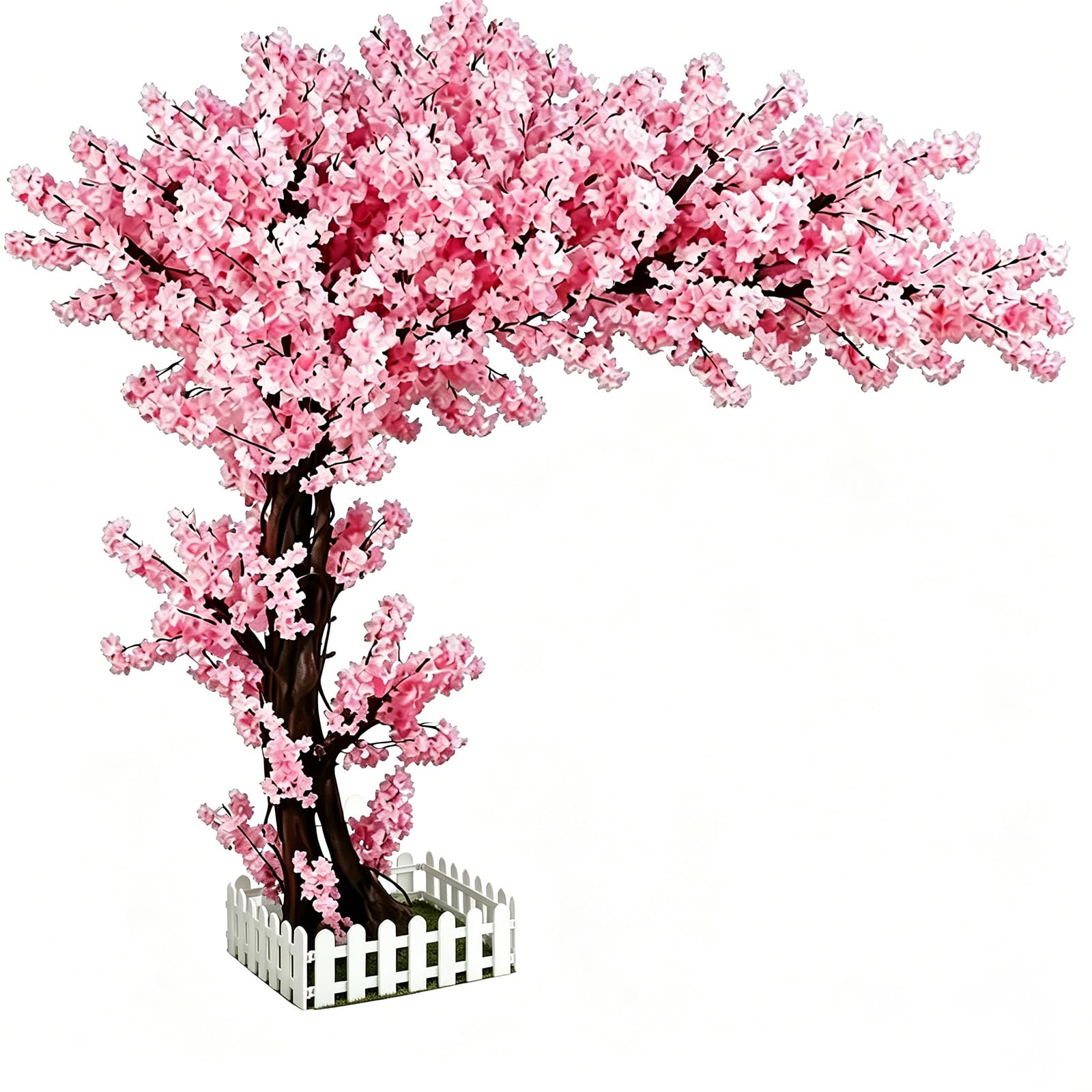 Arbre de fleur de cerisier artificiel réaliste sans entretien 1,8m