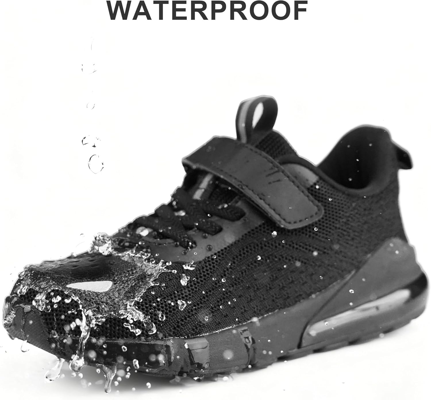 Kids Waterproof Sneakers for Boys Girls Walking Running Tennis Lightweight Sport Shoes