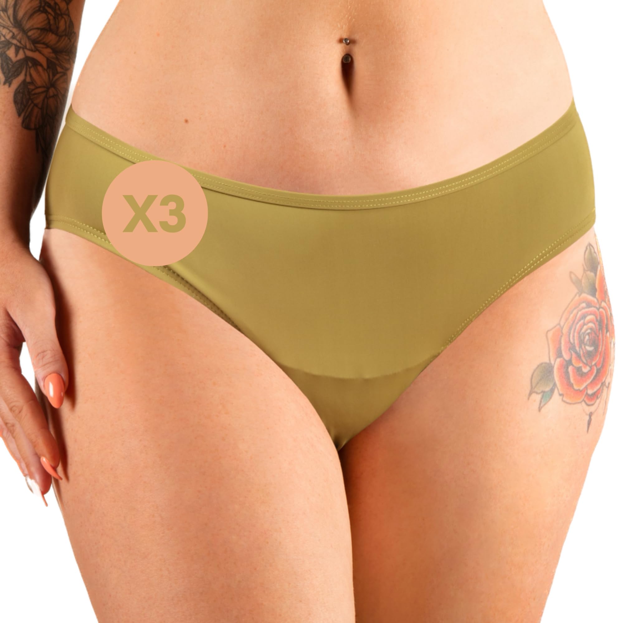 Bas de Maillot de Bain Menstruel - Collection Nora - Taille XS à 3XL