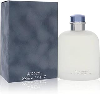 Light Blue Pour Homme Perfume for Men 6.7 oz/ 200ml, Eau de Toilette para Hombre