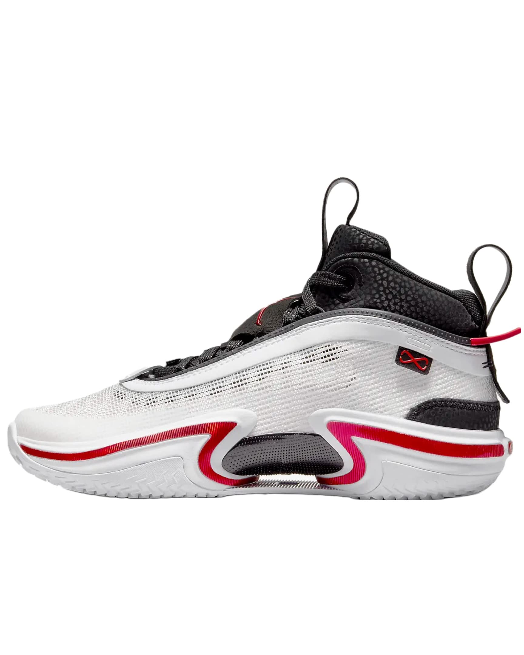 Nike Boy's Jordan AJ XXXVI Basketball Shoes 100, White/Black/University Red, 7 Big Kid US