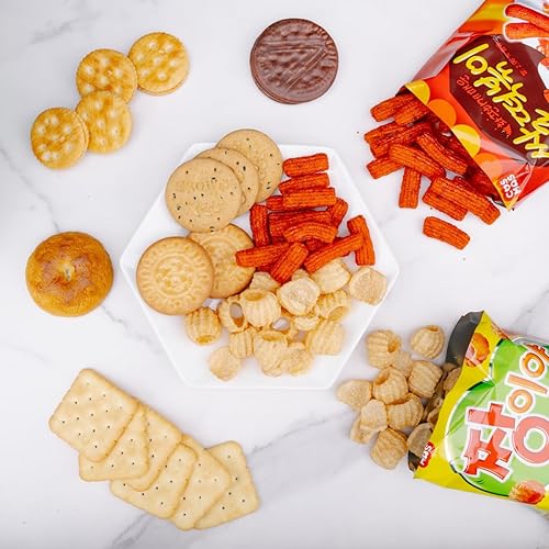 Miniatura 5 de Paquete variado de cajas de aperitivos coreanos, paquete variado de 50 unidades envueltas individuales, paquete de muestras surtido de chips de