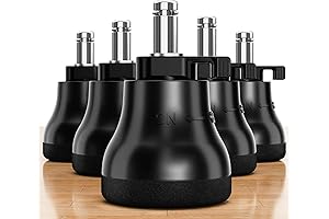 RCHYFEED Caster Wheel Stoppers: Stop Rolling, Work in Style
