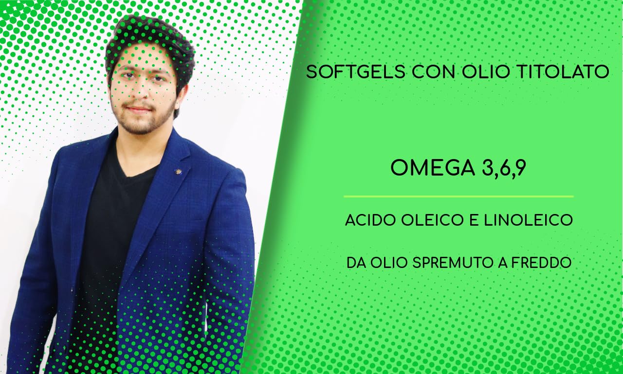 Semi Di Zucca 140 Perle | Softgels con Olio Spremuto a Freddo ricco in Acido Linoleico Oleico Omega 3-6-9 - Una Softgel al Giorno