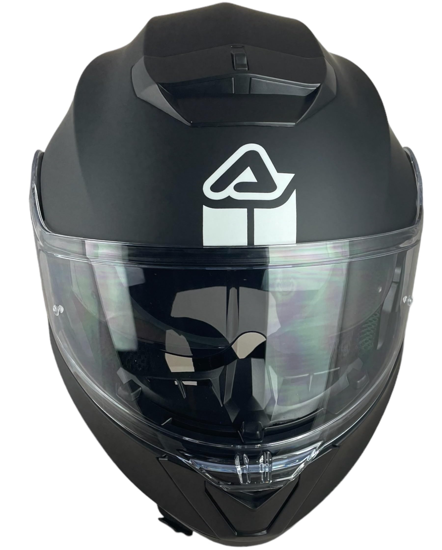 ACERBIS Casco Serel 22.06 Negro Mate Talla M ( 57/58) Casco Modular con Gafas de Sol Totalmente homologado