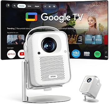Amazon.co.jp: ETOE プロジェクター 小型 Google TV搭載 フルHD 1080p