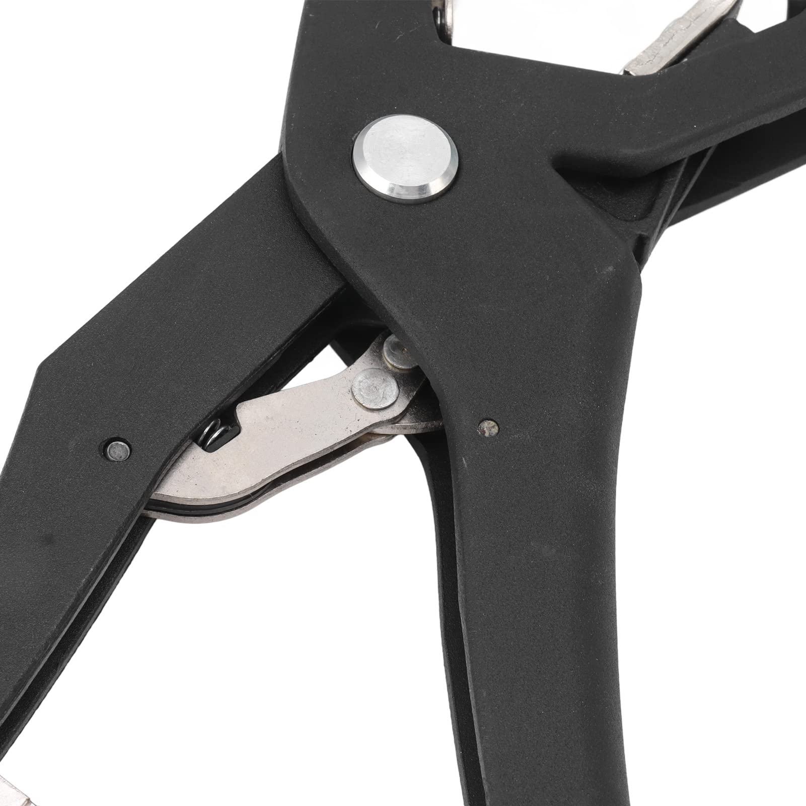 Hydraulische Ohrmarkenzange, Automatischer Rückprall, Legierter Stahl und Kunststoff, Spart Zeit und Mühe. Ohrmarkenstanzer mit Komfortablem Griff für den Bauernhof