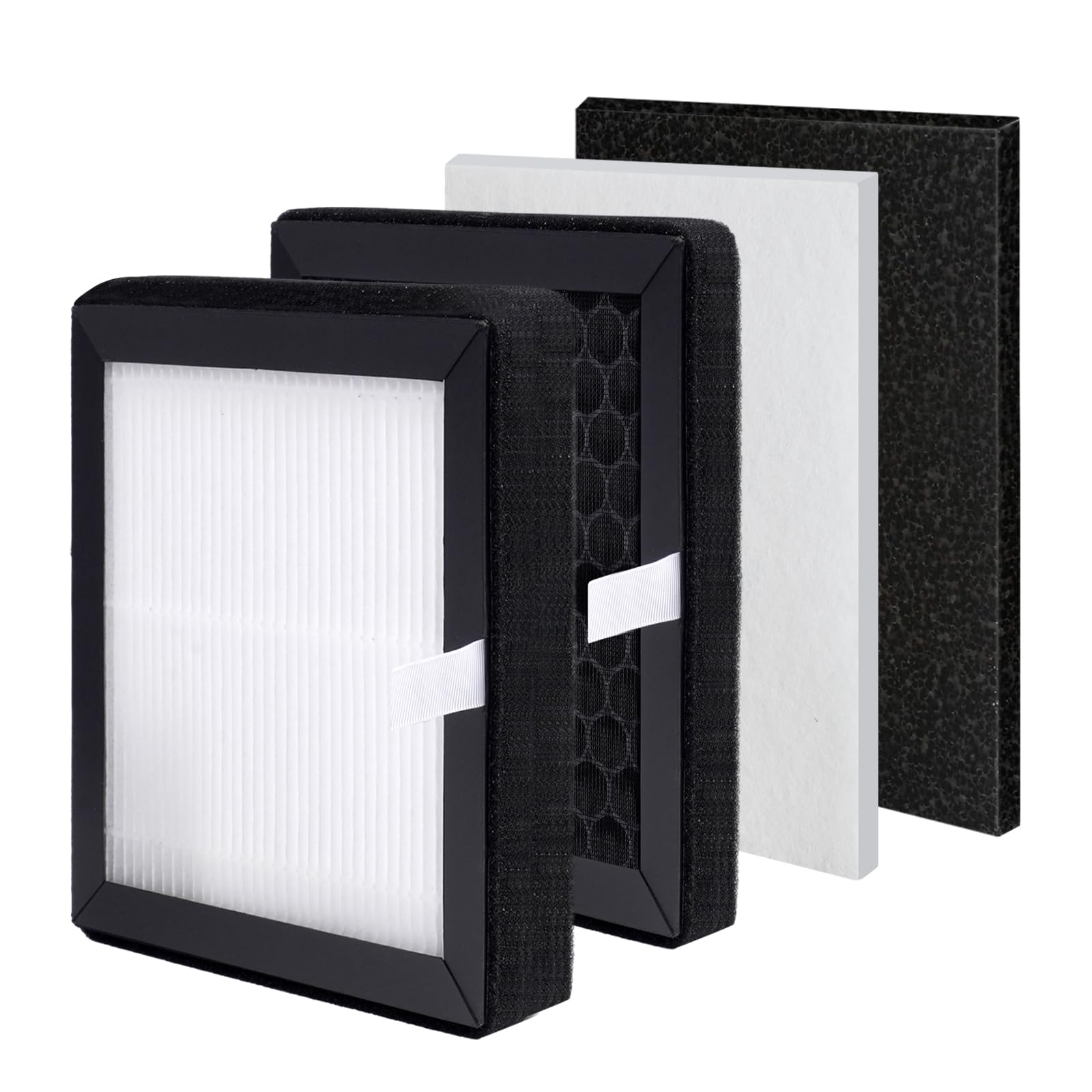 10”× 10” Fume Extractor H13 Efficient Quad-Layer Filtration System Replacement for Electric Soldering Iron Welding,Metal Wood Cutter and Nail Salon