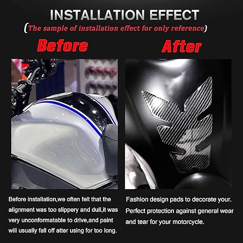 Miniatura 4 de Midimttop Protector de tanque de fibra de carbono para motocicleta, accesorios compatibles con YA-MA-HA MT09 MT 09 MT-09 MT-09 2021 2022