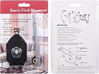 Vista 7 de Gejoy Pendulum Clock Mechanism Replacement Kit Replacement Long Shaft Quartz Clock Hands Movement Mechanism for DIY