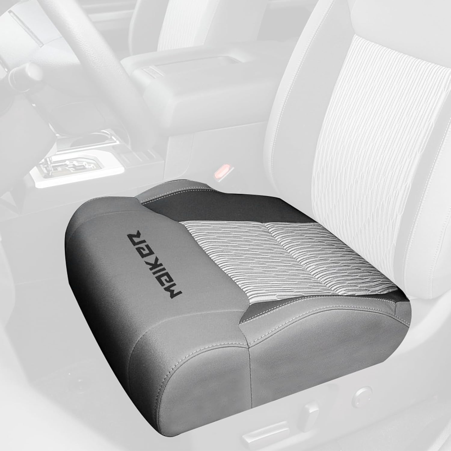 MAIKER OFF ROAD Driver Seat Bottom Replacement Cover, Black Microfiber Leather, OEM Fit, Compatible with Toyota Tundra 2014-2018 Seats