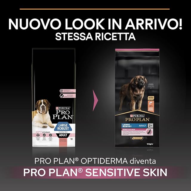Foto 2 de 8 de Pro Plan Large Robust Skin pienso perro Adulto Derma piel y pelaje 14 kg
