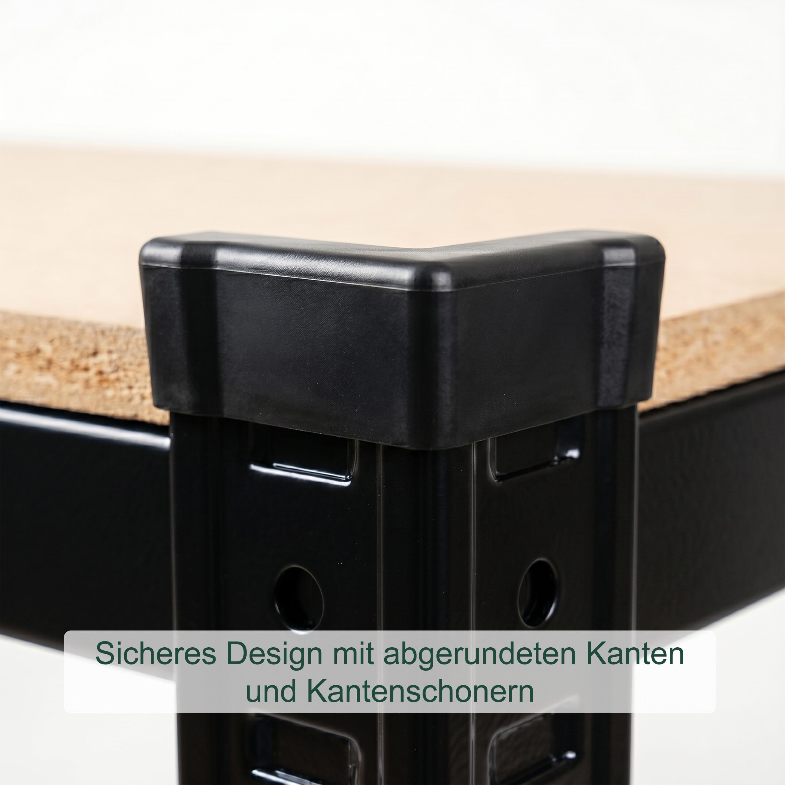 Relaxdays Schwerlastregal auf Rollen, HxBxT: 191 x 90 x 45 cm, 750 kg, 5 Böden, Stahl, Stecksystem, Lagerregal, schwarz