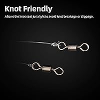 Vista 5 de Runcl PowerMono - Línea de pesca monofilamento de 300/500/1000 yardas, máxima resistencia, amortiguación de sacudidas, suspensión en agua, nudos