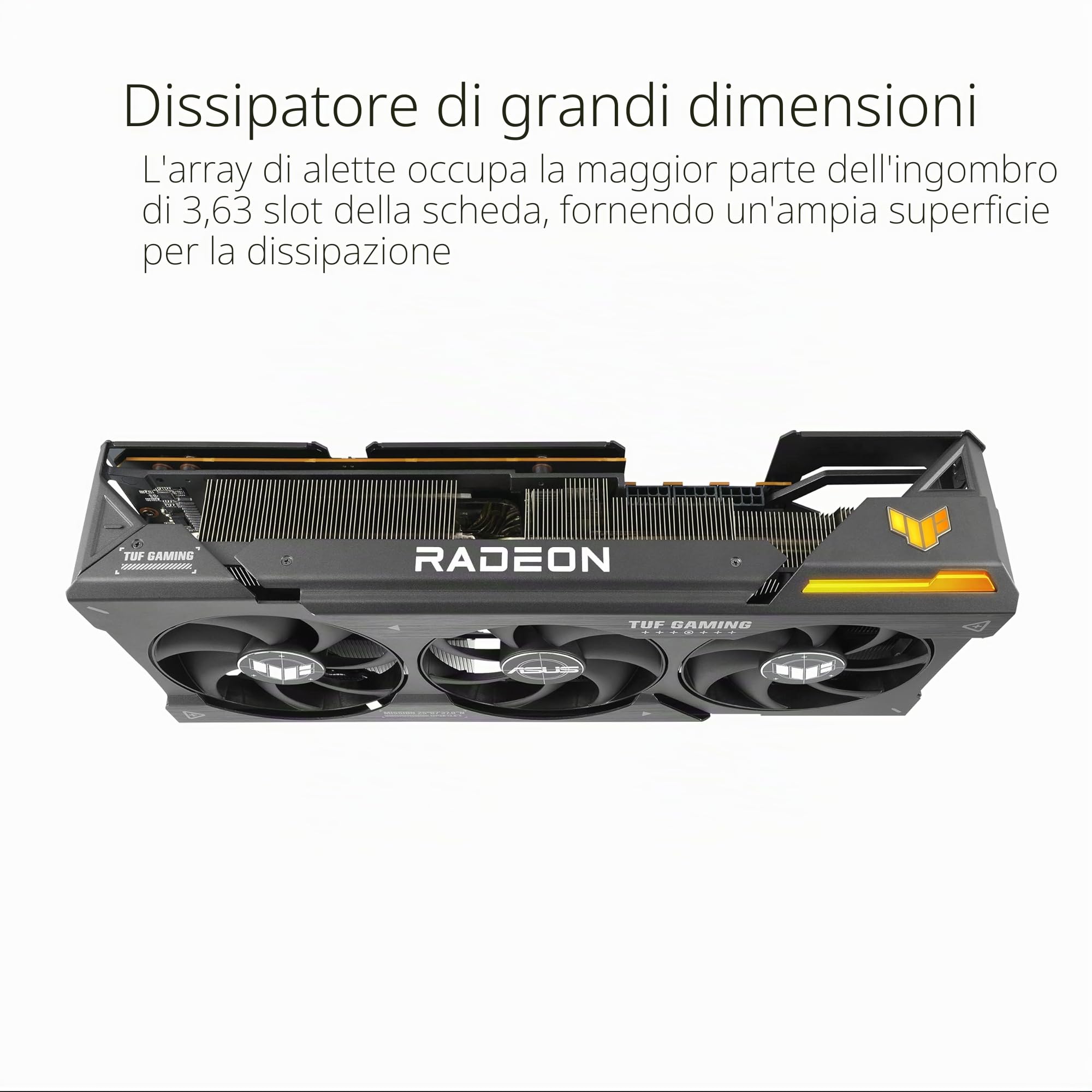 ASUS TUF Gaming AMD Radeon RX 7900 XT OC Edition, 20GB GDDR6 320-bit 20 Gbps PCIE 4.0, GPU Tweak III, TUF-RX7900XT-O20G-GAMING
