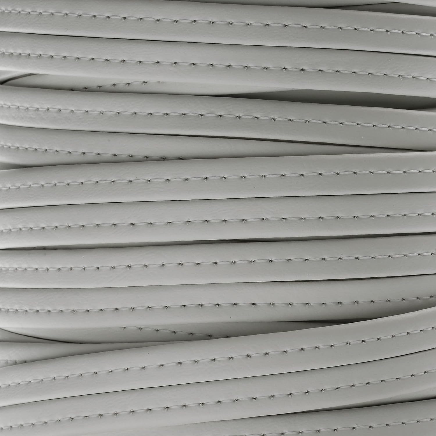 Hidem Marine Vinyl Upholstery Trim Bright White by 10 Yards Boat Auto