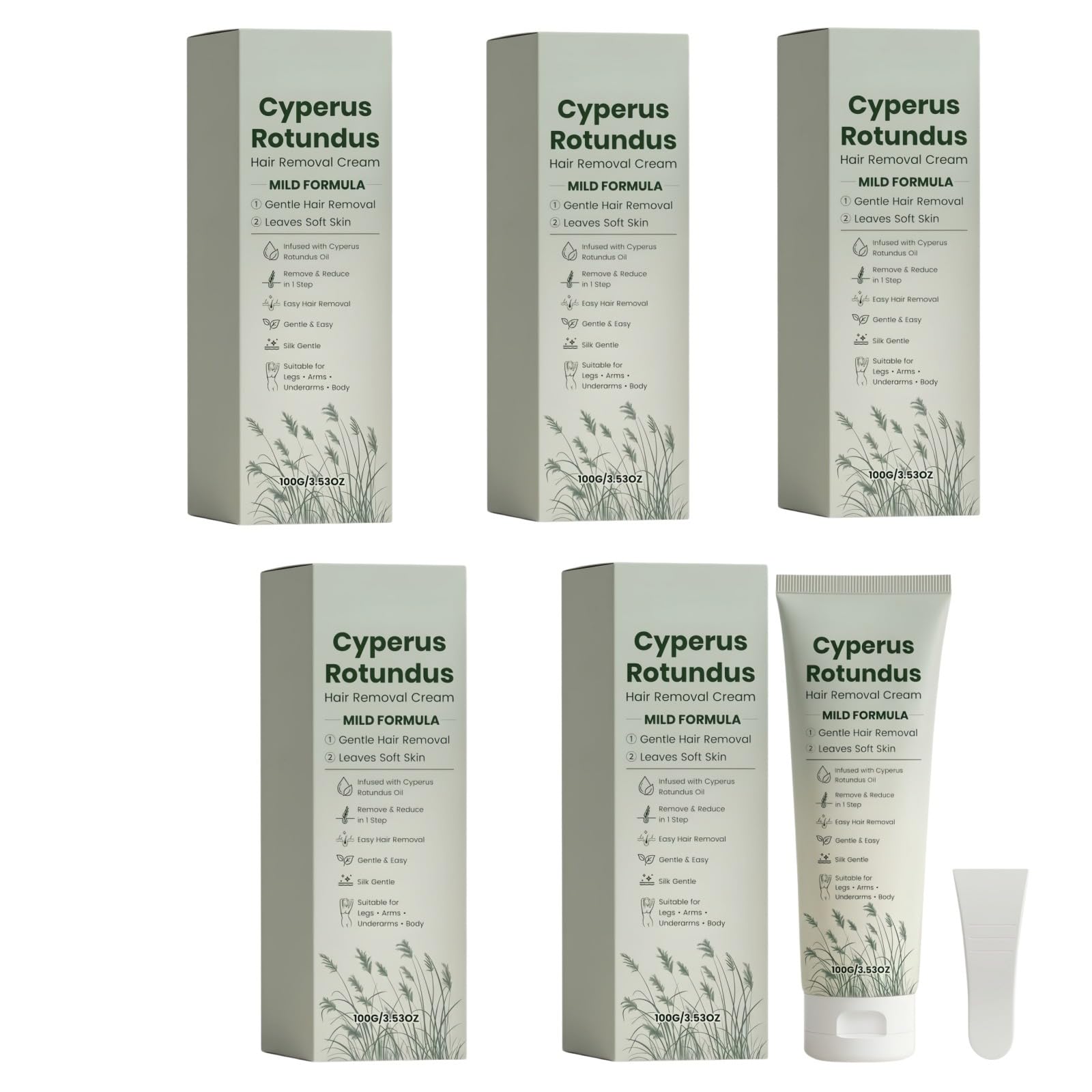 Générique Crema depilatoria intima 100 g, per gambe braccio, petto pancia, ascelle, casa, spiaggia, matrimonio, nuoto
