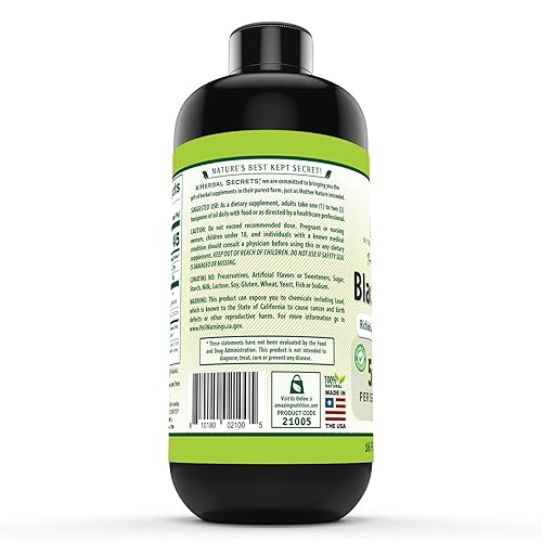 Miniatura 3 de Aceite de semillas de hierbas naturales, suplemento dietético, prensado en frío, aceite de semillas de comino 100 % nigella sativa genuina, botella
