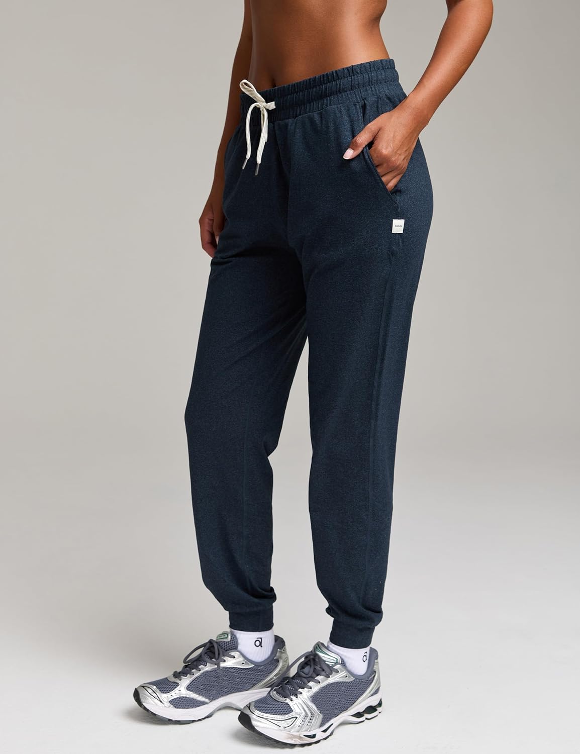 Wenamelt Women’s Performance Joggers 25''/27.5'' Drawcord Elastic Waistband Mid Rise Casual Track Pants with Pockets - Image 2